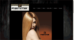 Desktop Screenshot of femmehairextensions.com